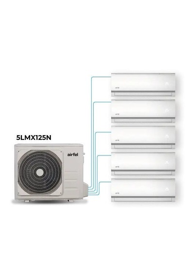 Airfel 5LMX125 9+9+9+9+9 İç 42.000 BTU Dış Inverter Multi Split Klima Airfel 5LMX125 9+9+9+9+9 İç 42.000 BTU Dış Inverter Multi Split Klima