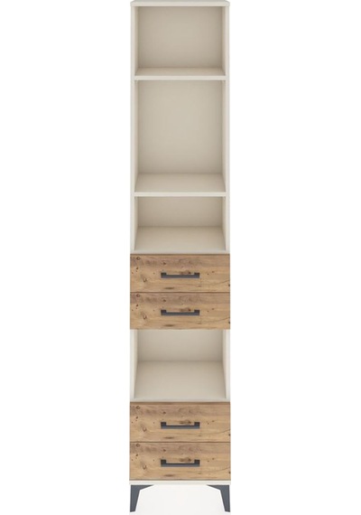 Arges Dolap 4 Raflı 4 Çekmeceli 44x30x221 Aytaşı-çam Aytaşı
