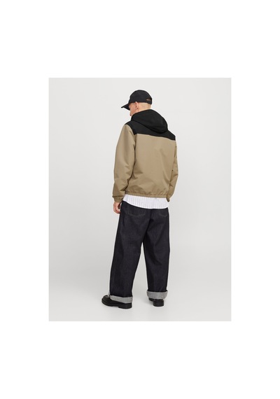Jack & Jones Jack&jones 12268598 Jjelegacy Lıght Jacket Hood Erkek Spor Ceket Kahverengi Coriander