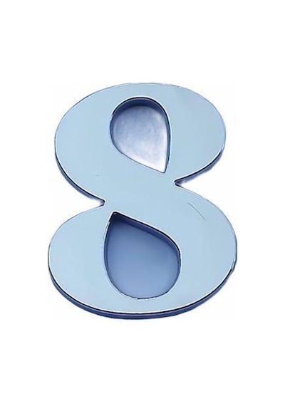Villa Boy 8 Rakamı 8,5 Cm Yapışkanlı Çok Renkli