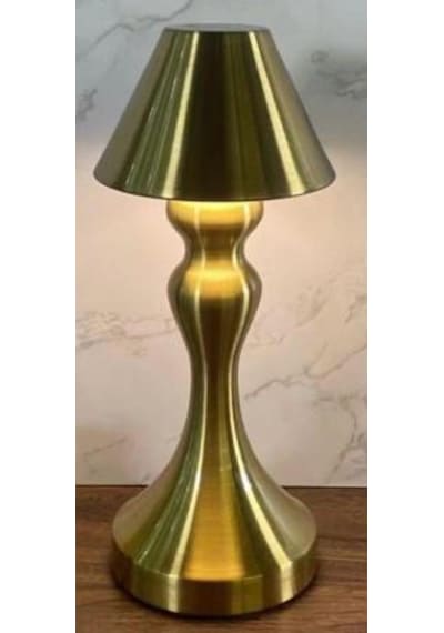 Modern Zarif Led Şarjlı Gold Ambiyans Gece Lambası Altın