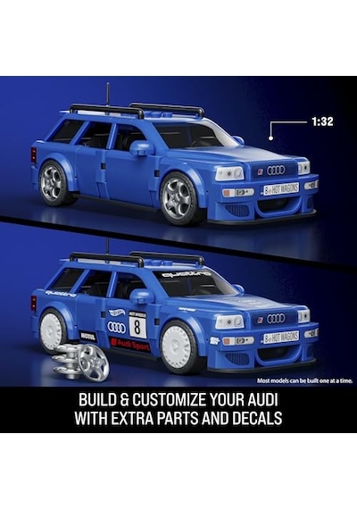 Mattel Brick Shop Hot Wheels Speed Audi, Jgr28