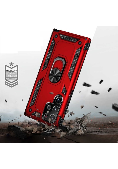 Zore Galaxy S22 Ultra Uyumlu Msra Vega Kılıf-mavi Mavi
