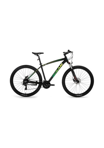Bisan Mtx 7200 Erkek Dağ Bisikleti 43cm Md 29 Jant 24 Vites Mat Siyah Yeşil Çok Renkli
