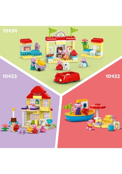 LEGO® DUPLO® Peppa Pig Bahçe ve Ağaç Ev 10431 - 2+ Eğitici Oyuncak Yapım Seti (20 Parça)