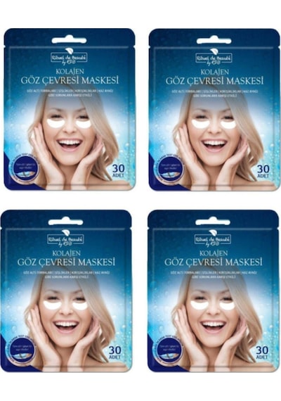 Rituel De Beaute Kolajen Göz Çevresi Maskesi 30 Adet X 4 Paket
