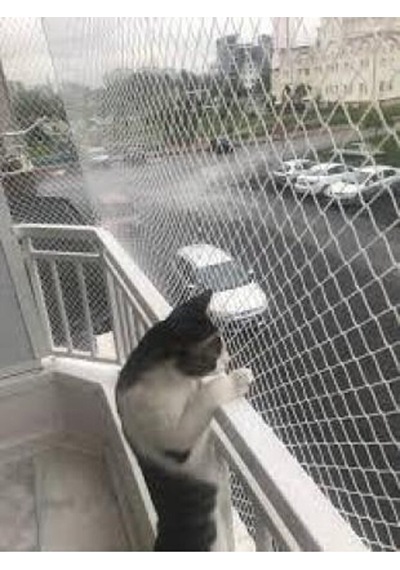 2,5 X 14 Metre Kalın Kedi Koruma Ağı Balkon Kedi Güvenlik Filesi