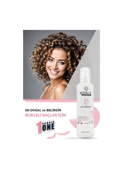 Royale Professional Bukle Belirginleştirici Saç Kremi Curl Definer 250 Ml + Argan Keratin Şampuan 500 Ml