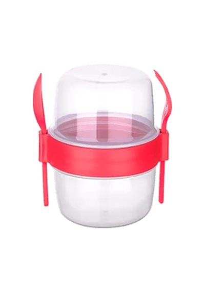 Kaşıklı Müsli Kabı 800 Ml-mercampoutdoor Muhtelif Diğer