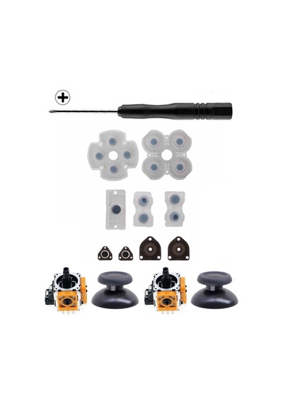 Ps4 001 011 Analog Motor Topuz İç Lastik Tornavida Tamir Seti Playstation 4 Kol Tamiri