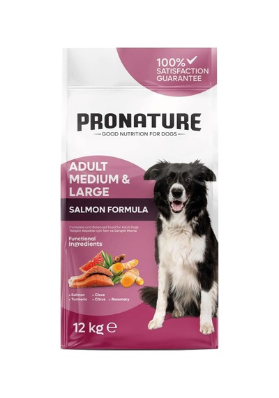 Derma Shine Somonlu Ve Pirinçli Yetişkin Köpek Maması 12 Kg