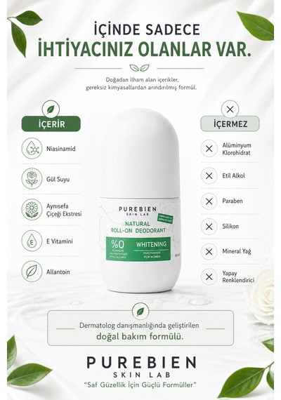 2 Li Set %100 Doğal Kastil Sıvı Sabun - Bergamot & Limon Kokulu Doğal Kadın Roll On Deodorant Koltuk Altı Kararmalarına Karşı Bakım, Ter Kokusu Önleyici, Alkolsüz, Vegan, Leke Bırakmaz 50 Ml