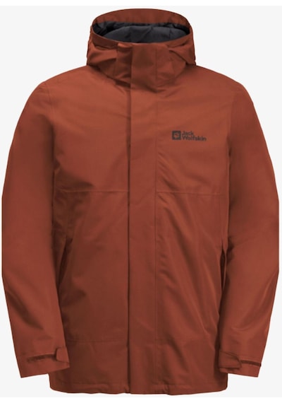 Jack Wolfskin Luntal 3in1 Erkek Kahverengi Mont 1116251-2503