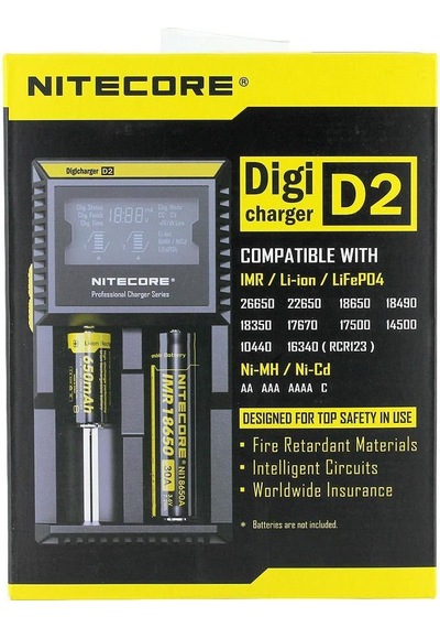 Nitecore D2 Digi Charger Li-ion / Nı-cd / Nı-mh / Lifepo4 Dijital Pil Şarj