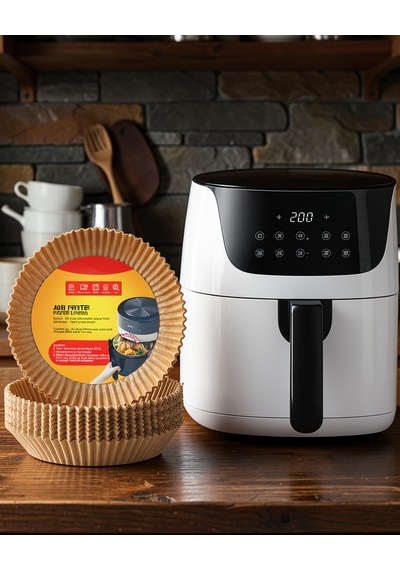 Airfryer Kağıdı 100 Adet Su Geçirmez Yağ Tutucu Uczzz100lüairfryerkağıdı-1