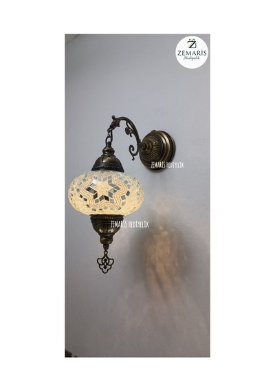 Şarjlı Aplik Büyük Camlı Beyaz - 820082574 Beyaz