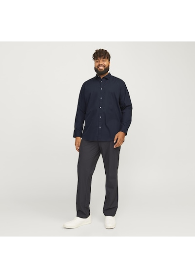 Jack & Jones Büyük Beden Uzun Kollu Gömlek - Joe - 12200623 Çok Renkli