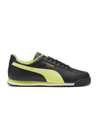 Puma Erkek Siyah-sarı Roma Basic Sneaker Ayakkabı 36957153 Siyah - Sarı