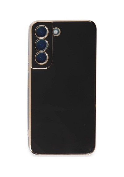Samsung Uyumlu Galaxy S21 Uyumlu Kılıf Volet Silikon - Siyah