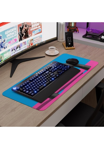Maksimalizm Oyuncu Gaming Mouse Pad Kauçuk Kaymaz Taban Mousepad V3, 70x30 Xl