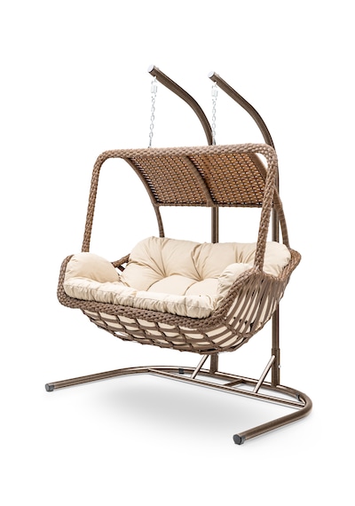 Gardemo Urla Çiftli Rattan Salıncak Dış Mekan Bahçe Balkon Ve Teras Salıncağı Kahverengi Gardemo Urla Çiftli Rattan Salıncak Dış Mekan Bahçe Balkon Ve Teras Salıncağı Kahverengi