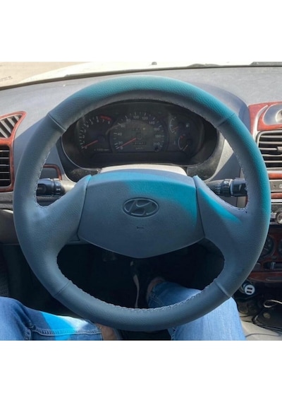 Hyundai Accent Milenyum Kasa Birebir Renk Araca Özel  Kaplama Deri Direksiyon Kılıfı