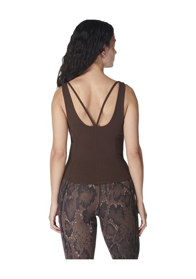 Sweaty Betty Sweaty Betty Super Soft Sculpting Kadın Kahverengi Tank Top 44049 Kahve