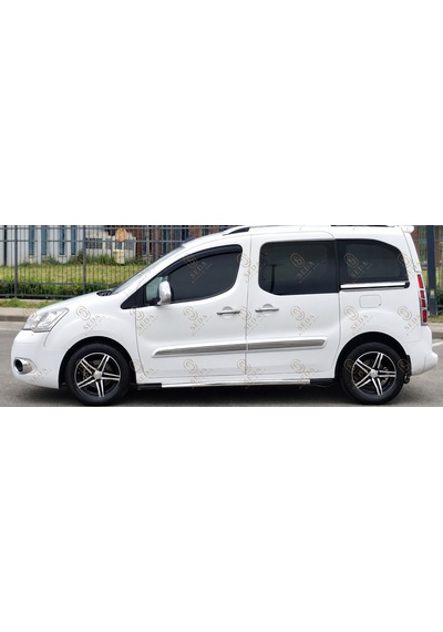 Citroen Berlingo Krom Kapı Kolu 2008 - 2018 Paslanmaz Çelik 8 Parça