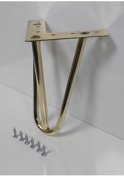 Mil Model 20 Cm Gold Metal Mobilya Ayağı Metalik