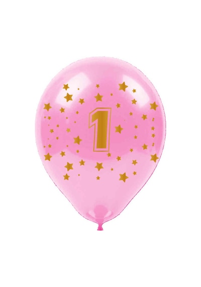 Çepeçevre 1 Yaş Kız One Balon 10'Lu