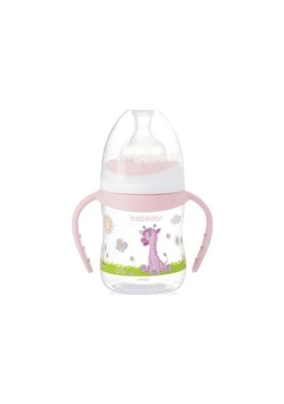 Bebedor Ergonomik Geniş Ağızlı Polikarbonat Biberon 88322 Pembe
