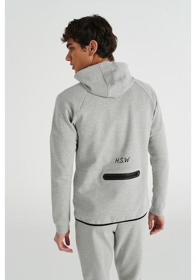 Hummel Inter Fermuarlı Hoodıe 921257-2006 Gri