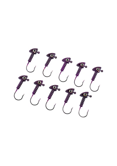Jighead - Zoka - Kurşunlu Olta İğnesi - Xh-a 06 - Mor - 8 Gr - 10 Adet