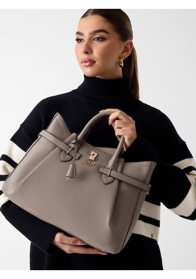 Guess Yesba Saffiano Kadın El Çantası Hwbg7833070 Vizon
