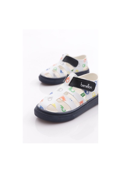 Benetton Bn-1400 Çocuk Sandalet Lacivert Monogram