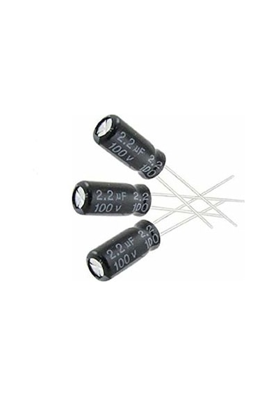 3.3 Uf 50v Elektrolitik Kondansatör 5x11 Mm - 10 Adet