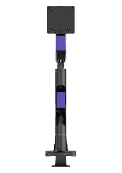 Atlas Neo 24-57 İnç Uyumlu Amortisörlü Beyaz Monitör Kolu Ldt95-c012uc