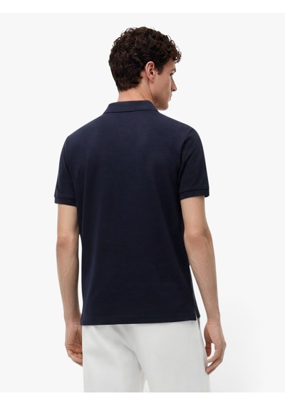 Tommy Hilfiger Merc Pıque Zıp Reg Polo Erkek Mavi T-shirt - Mw0mw43282