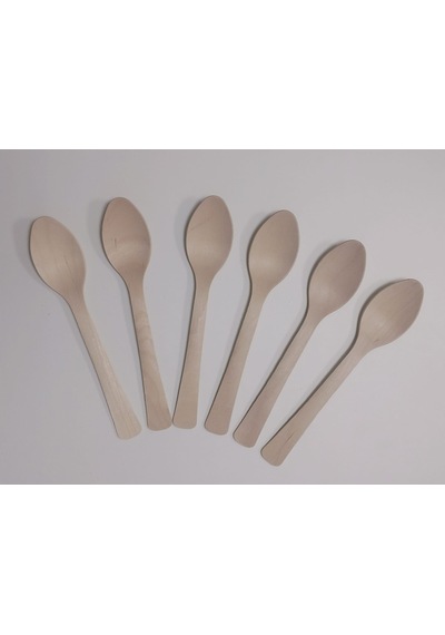 Kullan At Ahşap Tahta Kaşık Çatal Bıçak Set 24 Lü 16 Cm 8 Çatal +8 Kaşık + 8 Bıçak Bej