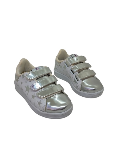 Le Petit 610 Patik Cırtlı Numara 29 Çocuk Sneaker Ayakkabı Beyaz - Gümüş