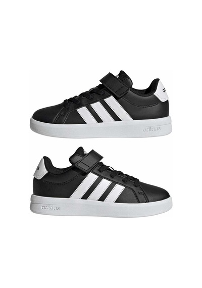 Adidas Grand Court 3.0 El C Unisex Çocuk Sneaker Hp3533 Siyah