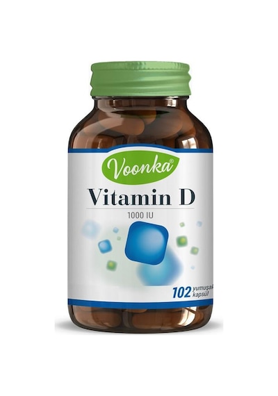 Voonka Vitamin D 102 Yumuşak Kapsül
