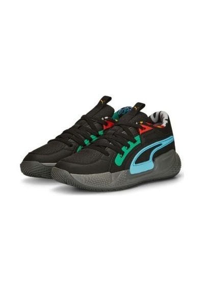 Puma Court Rider Chaos Block Party Erkek Siyah Spor Ayakkabı 37826501 I-25 001
