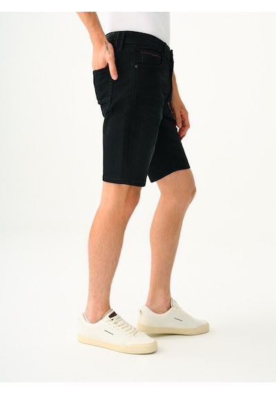 Slim Fit Erkek Şort Gri