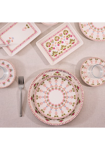 Aryıldız Ivy Pink 32 Parça 6 Kişilik Kahvaltı Takımı Çok Renkli