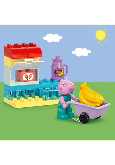 LEGO® DUPLO® Peppa Pig Süpermarket 10434 - 2+ Eğitici Oyuncak Yapım Seti (70 Parça)