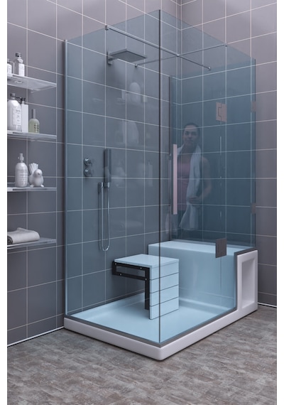 Sardunya Duvara Monte Katlanabilir Banyo Tabure Engelli Tabure Beyaz