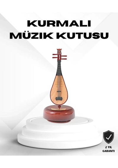 Home Figürlü Müzik Kutusu Zarif Melodili Dekoratif Model
