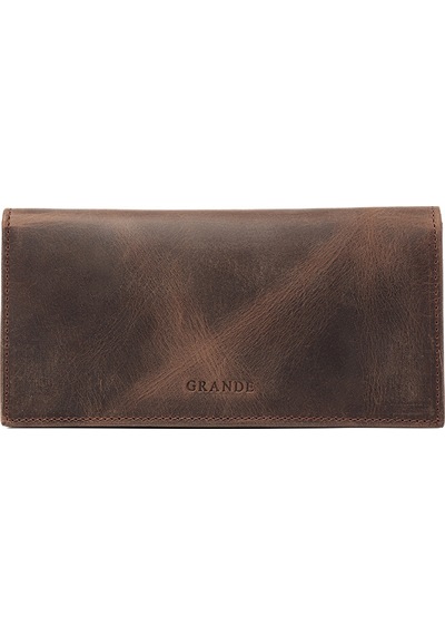 Crazy Kahve Cüzdan & Kartlık Unisex 1764 Grande Deri Cüzdan Kartlık kahverengi