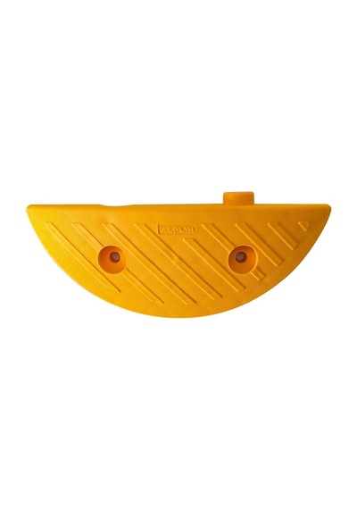 Oval Hız Kesici Kapağı PPC, Yol Kasisi 11 x 30 x 4 cm-3217 - Sarı